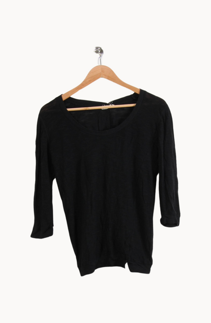 Pull Noir - Taille S/36 de la marque American Vintage | PARAD44828 - Vendu par Paradigme - Image 2