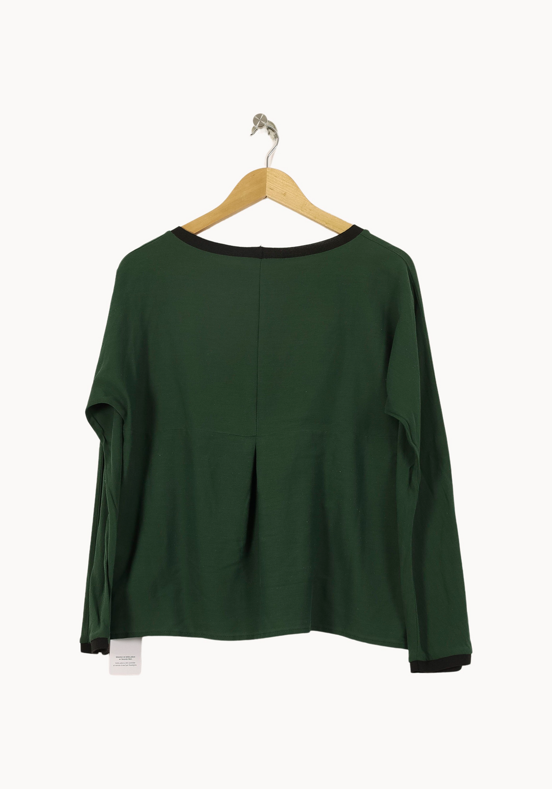 Pull Vert et Noir - Taille M/38 de la marque La Fée Maraboutée | PARAD66793 - Vendu par Paradigme - Image 4