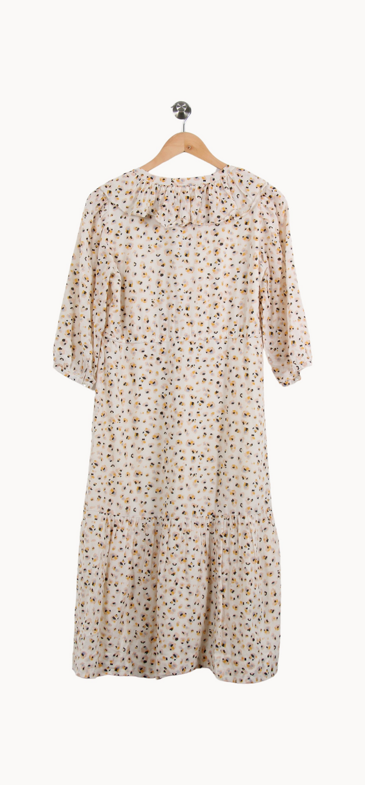 Robe Longue Jaune et Noire - Taille S/36 de la marque ba&sh | PARAD67293 - Vendu par Paradigme - Image 4