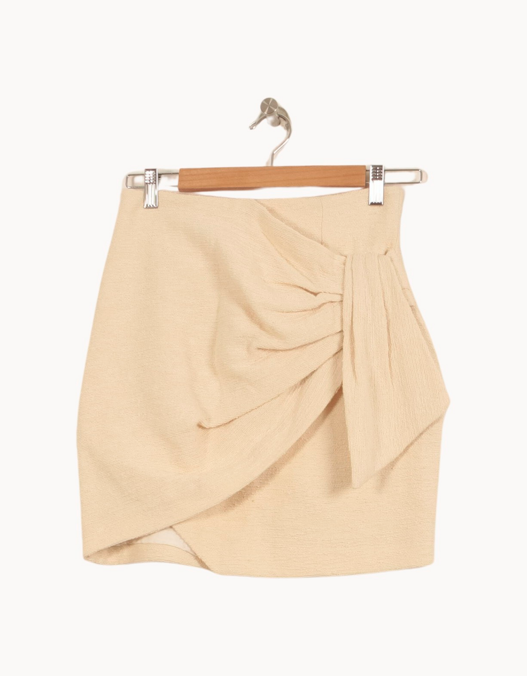 Jupe Drapée Beige - Taille S/36 de la marque IRO | PARAD63972 - Vendu par Paradigme - Image 2
