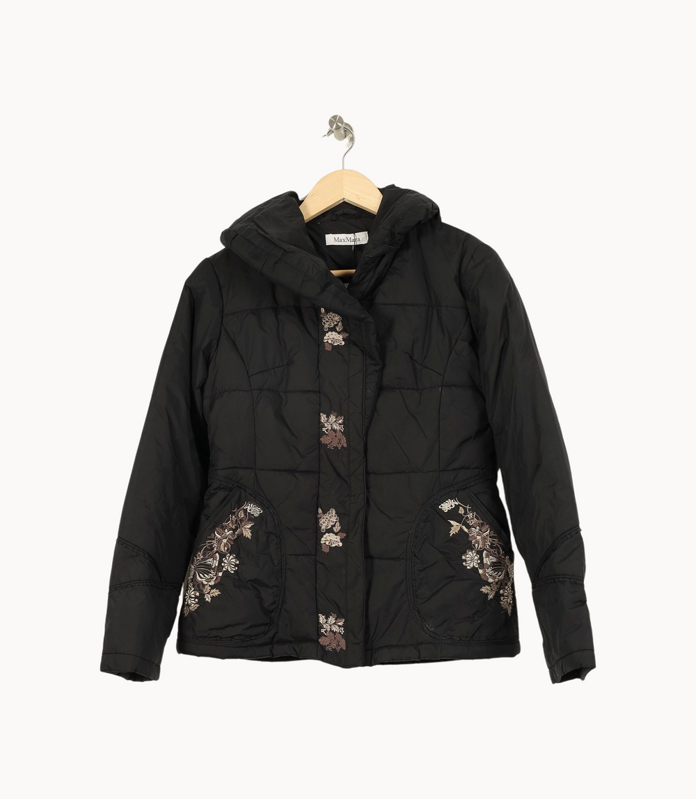 Doudoune Noire - Taille S/36 de la marque Max Mara | PARAD45317 - Vendu par Paradigme - Image 2