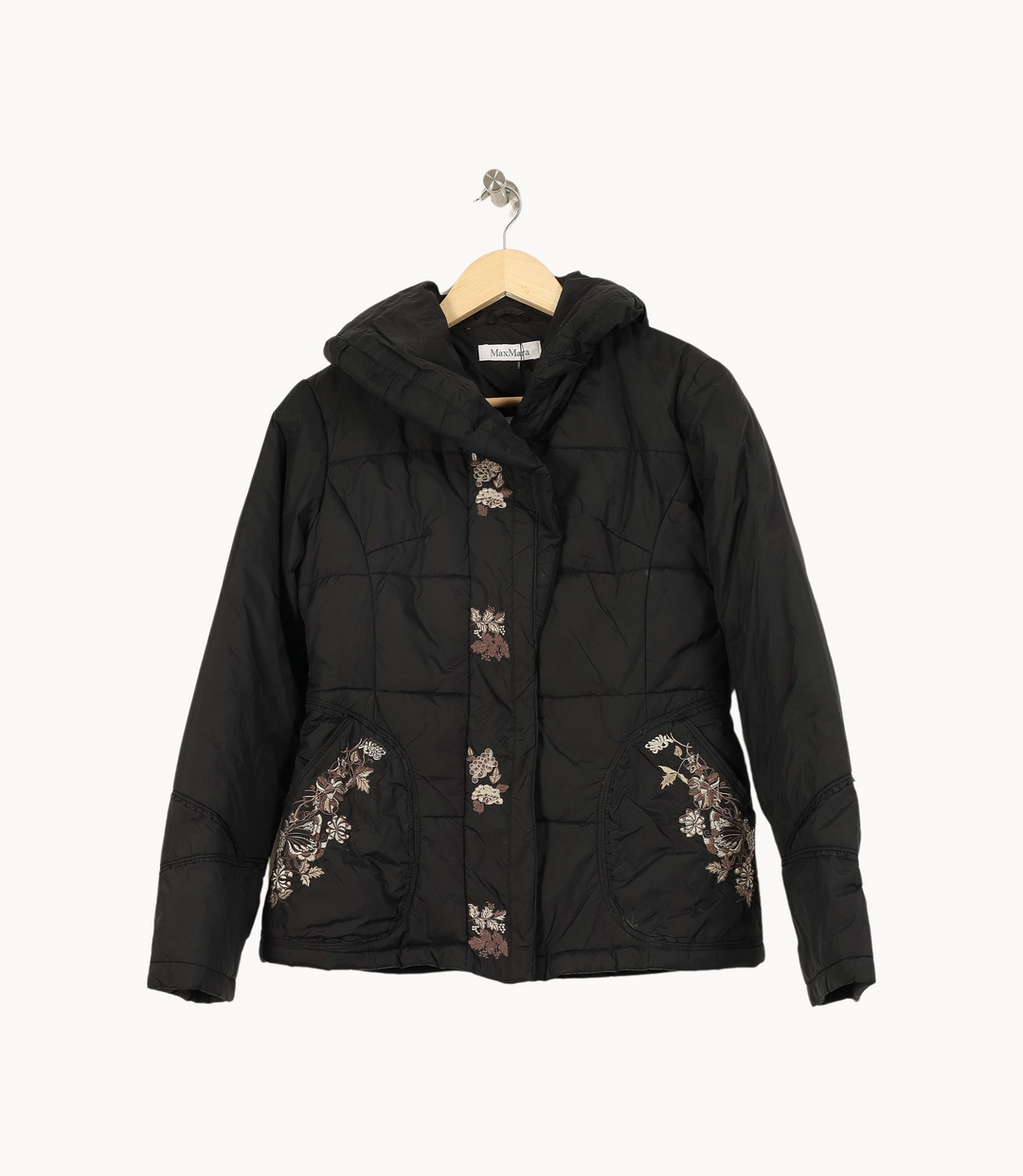 Doudoune Noire - Taille S/36 de la marque Max Mara | PARAD45317 - Vendu par Paradigme - Image 2