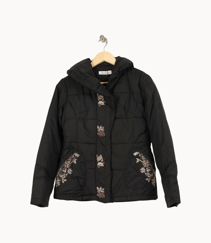 Doudoune Noire - Taille S/36 de la marque Max Mara | PARAD45317 - Vendu par Paradigme - Image 2