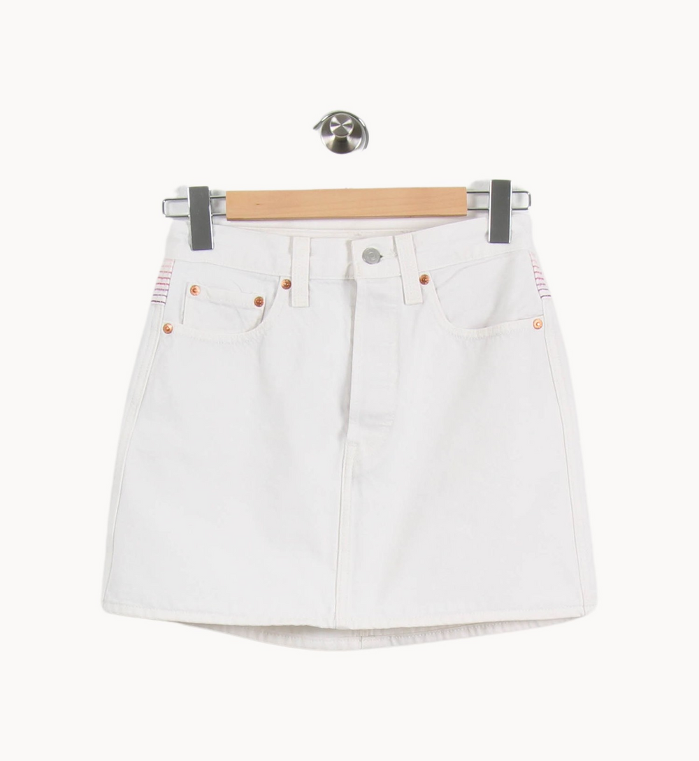 Jupe blanche - Taille S/36 de la marque Levi's | PARAD46753 - Vendu par Paradigme - Image 2