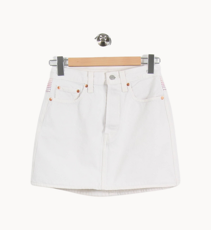 Jupe blanche - Taille S/36 de la marque Levi's | PARAD46753 - Vendu par Paradigme - Image 2