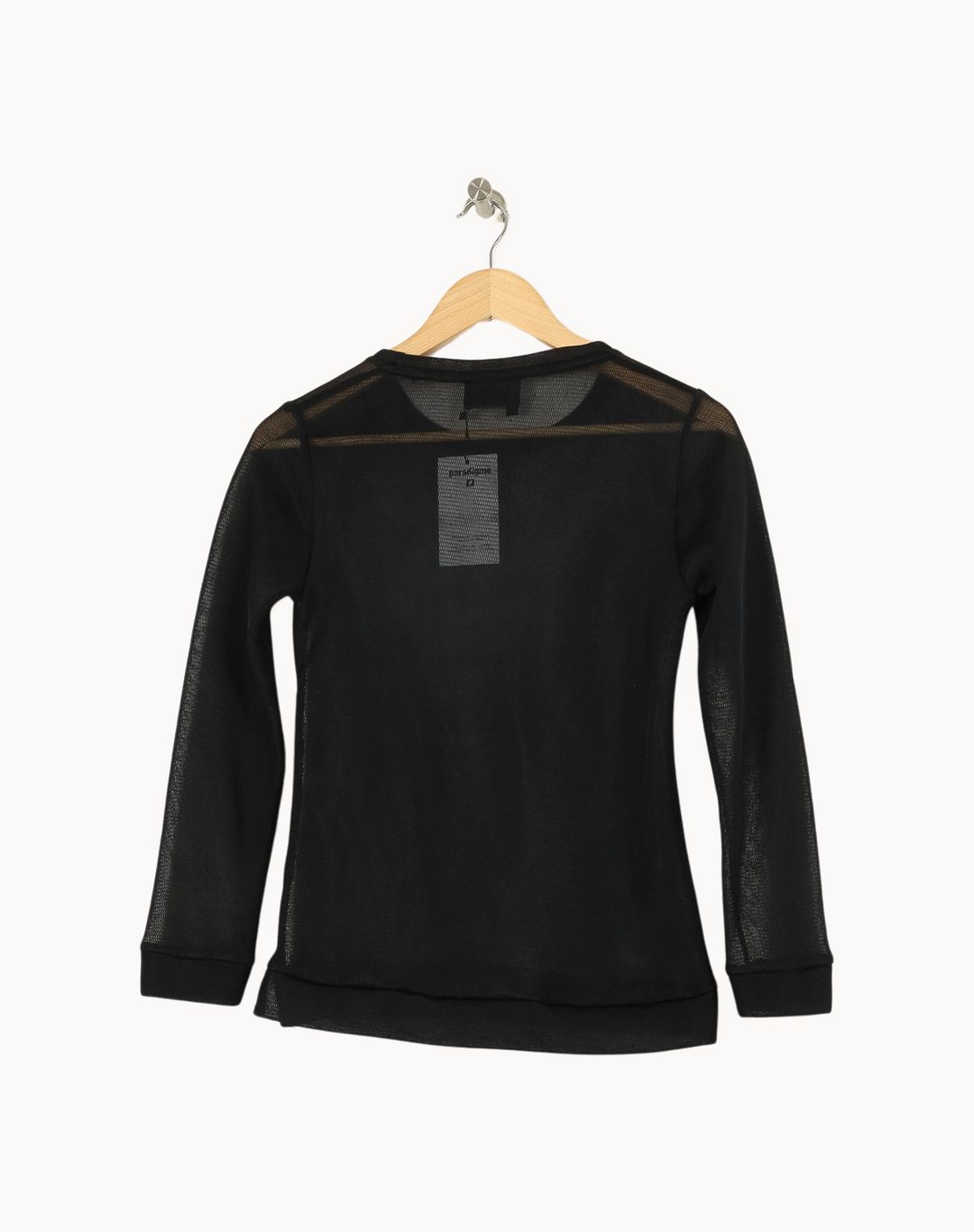Blouse Noire - Taille S/36 de la marque The Kooples - Sport | PARAD45083 - Vendu par Paradigme - Image 4