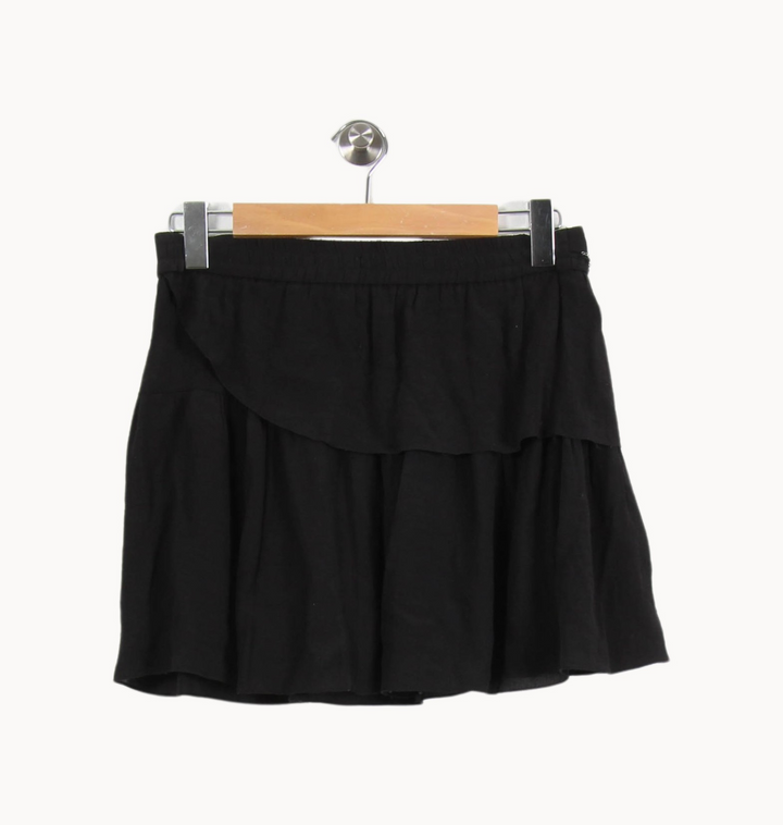 Jupe Volantée Noire - Taille M/38 de la marque Sandro | PARAD53413 - Vendu par Paradigme - Image 4