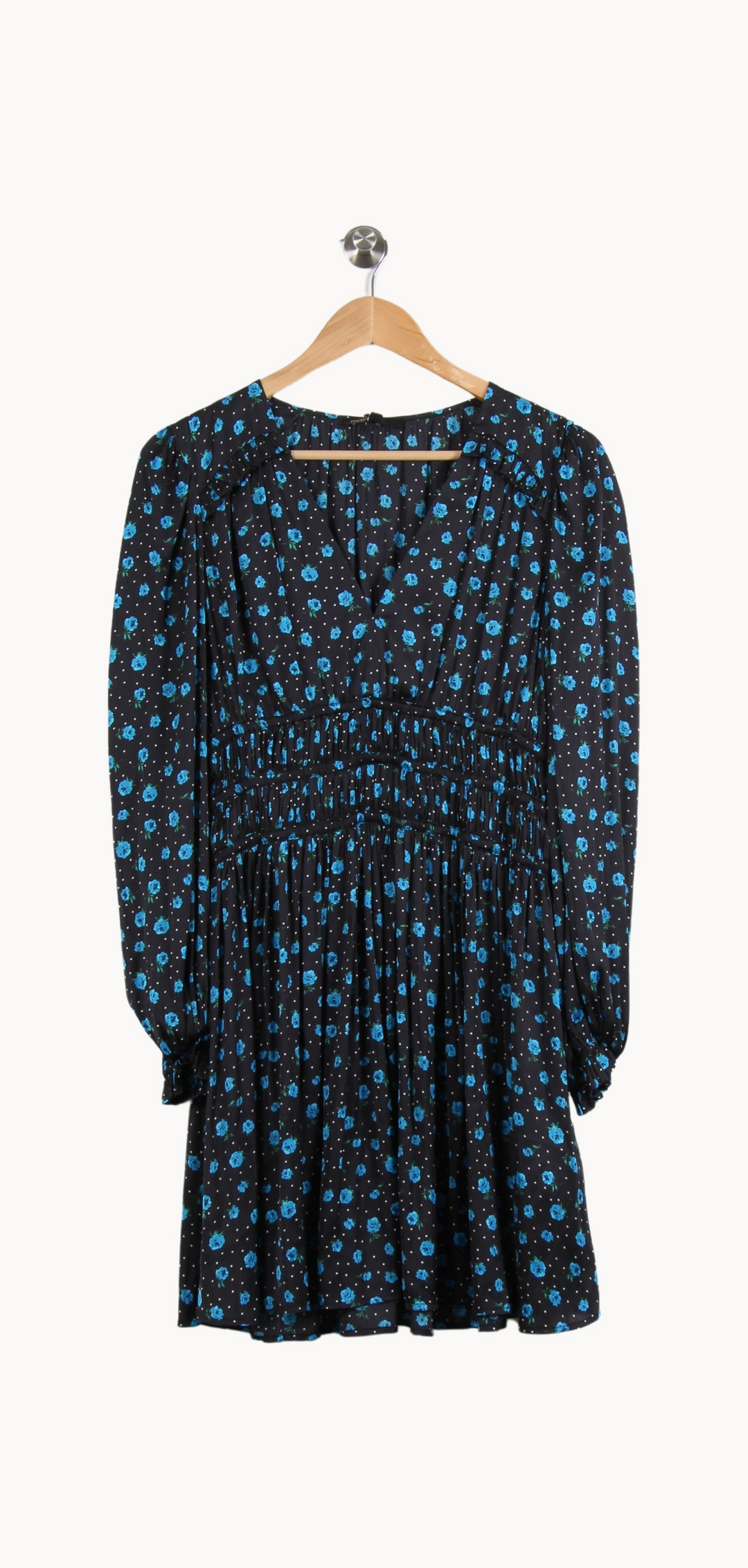 Blouse Noir et Bleu - Taille L/40 de la marque Maje | PARAD67376 - Vendu par Paradigme - Image 2