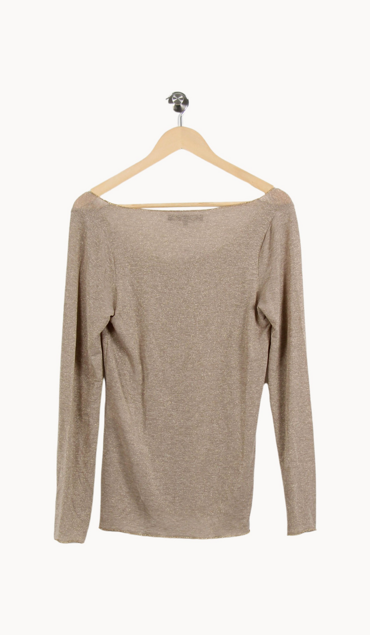 Pull Beige - Taille M/38 de la marque La Fée Maraboutée | PARAD62290 - Vendu par Paradigme - Image 4