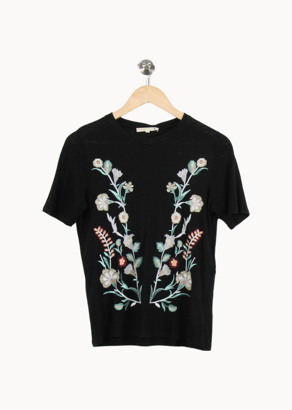 Tee-shirt Noir - Taille S/36 de la marque Maje | PARAD52152 - Vendu par Paradigme - Image 2