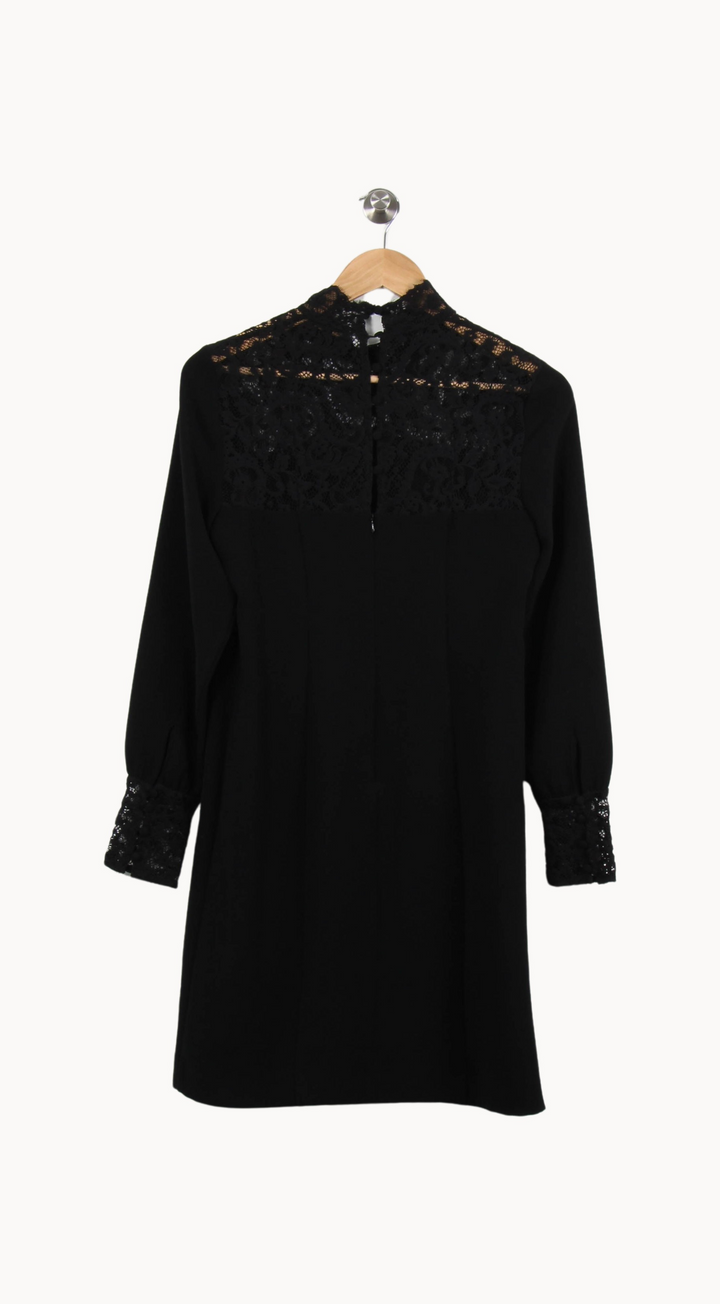 Robe Droite Noire - Taille S/36 de la marque Caroll | PARAD62151 - Vendu par Paradigme - Image 4