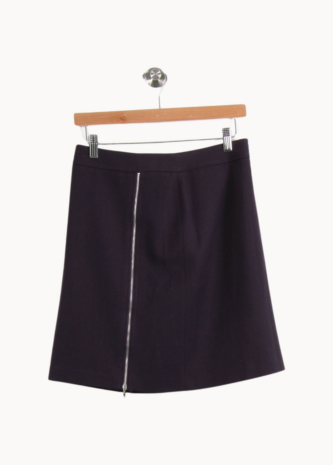 Jupe Trapèze Violette - Taille S/36 de la marque Maison 123 | PARAD39618 - Vendu par Paradigme - Image 2
