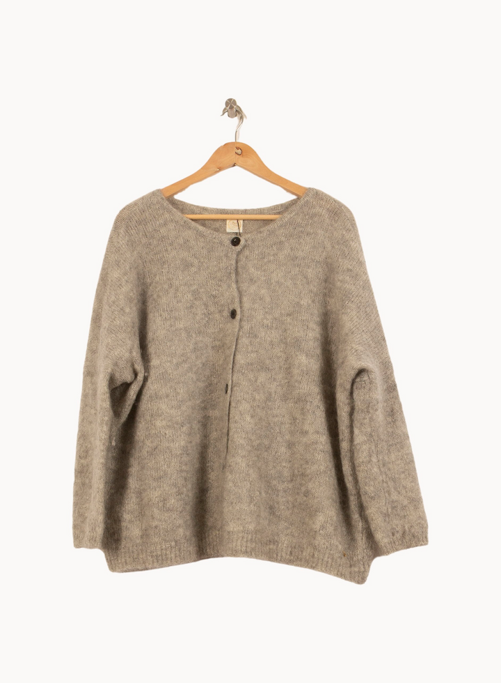 Cardigan Gris - Taille M/38 de la marque Des petits hauts | PARAD45940 - Vendu par Paradigme - Image 2