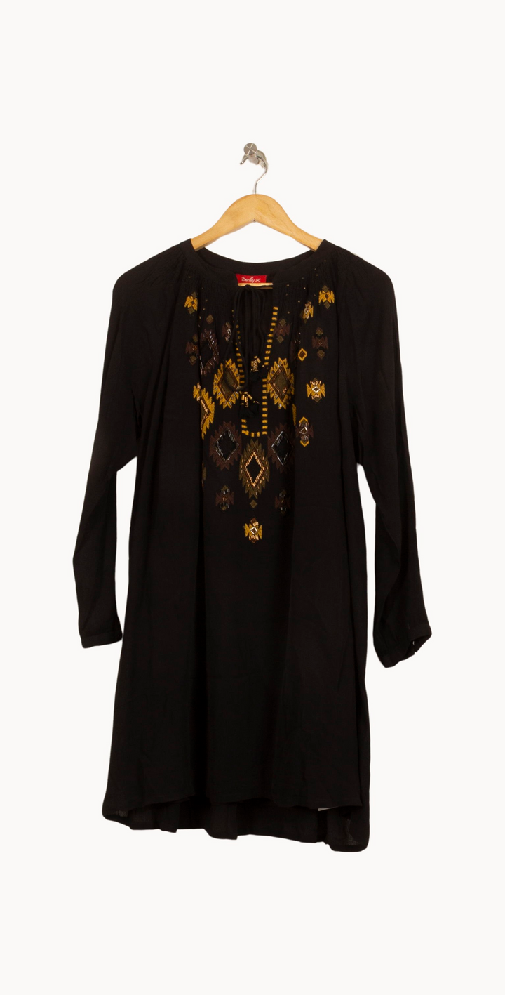 Robe Courte Noire - Taille S/36 de la marque Derhy | PARAD66462 - Vendu par Paradigme - Image 2