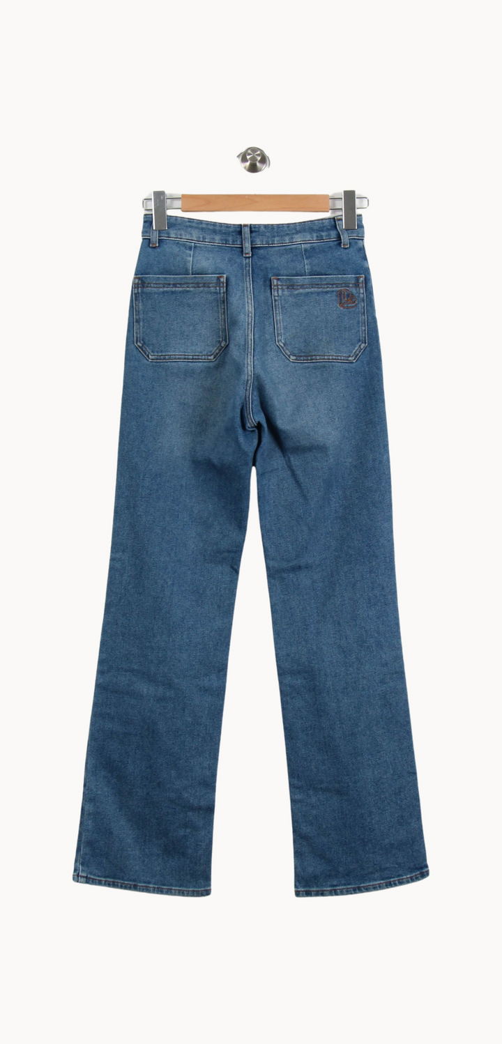 Jean Droit Bleu - Taille XS/34 de la marque Pablo | PARAD67146 - Vendu par Paradigme - Image 4