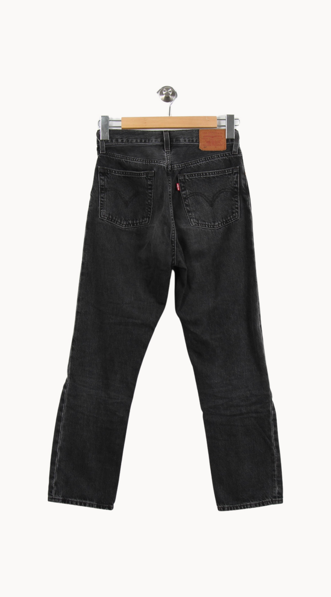 Jean Slim Gris - Taille L/40 de la marque Levi's | PARAD66666 - Vendu par Paradigme - Image 4