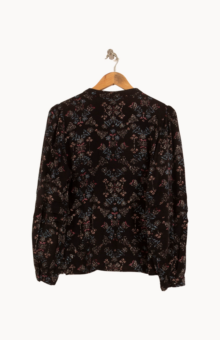 Blouse Noire - Taille M/38 de la marque La Fée Maraboutée | PARAD65011 - Vendu par Paradigme - Image 4