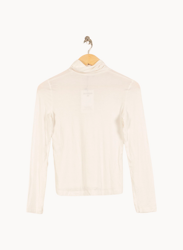 Sous-pull Blanc - Taille XS/34 de la marque Maison 123 | RVLI1141 - Vendu par Paradigme - Image 4