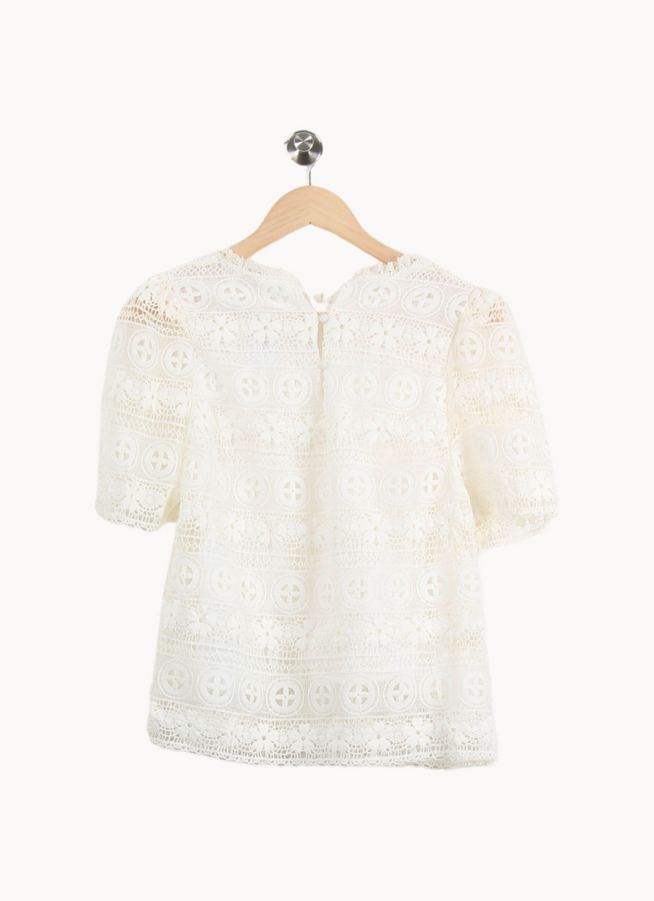 Blouse Blanche - Taille S/36 de la marque Comptoir des Cotonniers | PARAD33887 - Vendu par Paradigme - Image 4