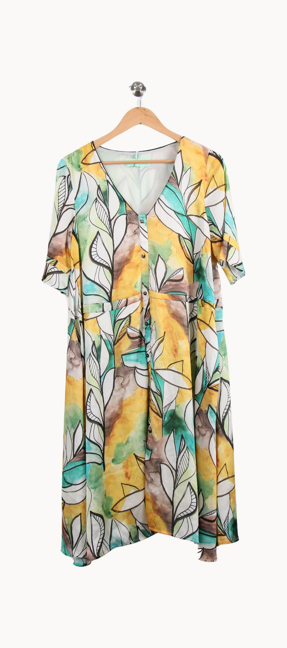 Robe longue Jaune et Verte - Taille S/36 de la marque Heimstone | PARAD64892 - Vendu par Paradigme - Image 2