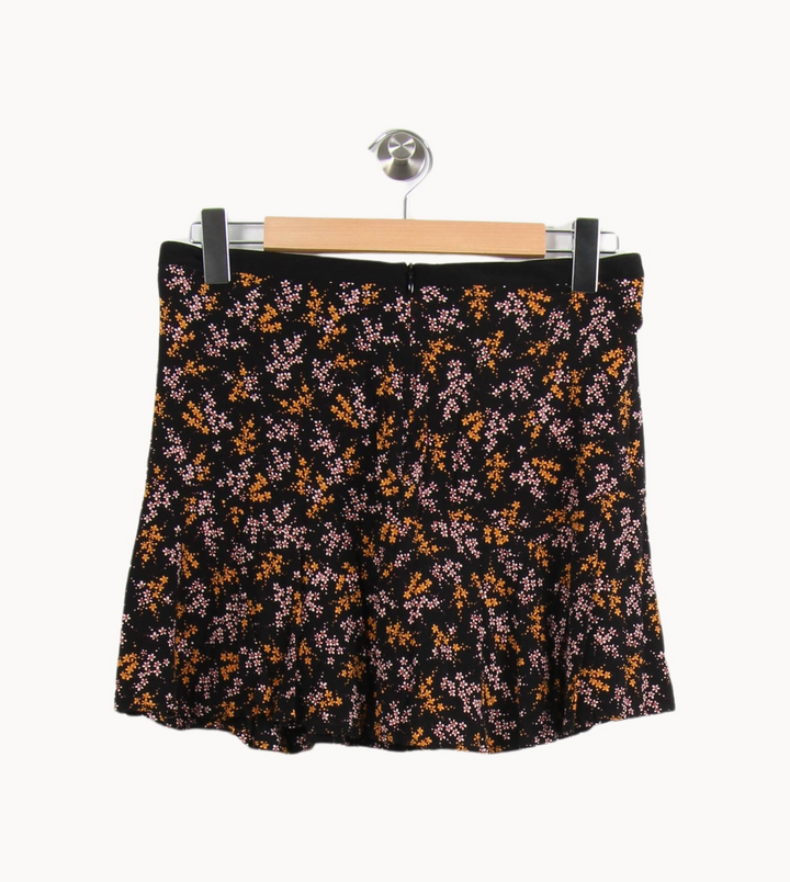Jupe Courte Noire et Orange - Taille S/36 de la marque I.Code | PARAD64899 - Vendu par Paradigme - Image 2
