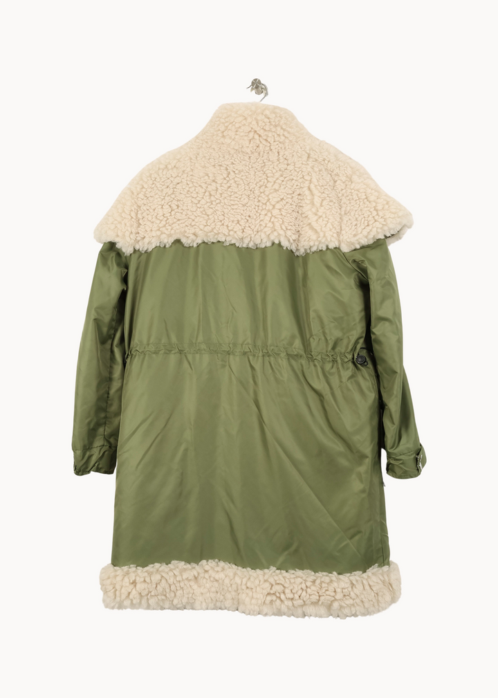 Manteau Vert et Beige - Taille S/36 de la marque Bérénice | PARAD67573 - Vendu par Paradigme - Image 4
