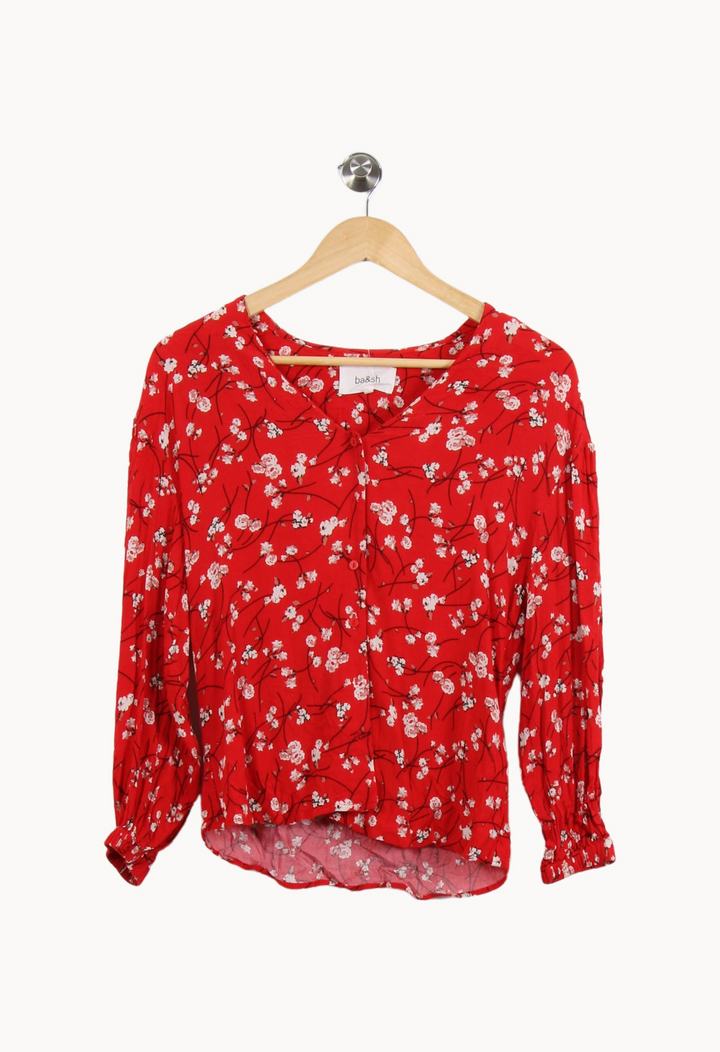Blouse Rouge et Blanche - Taille XS/34 de la marque ba&sh | PARAD67866 - Vendu par Paradigme - Image 2