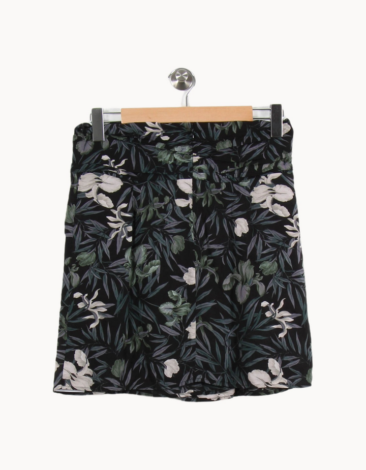 Jupe Courte Verte et Noire - Taille L/40 de la marque IKKS | PARAD69101 - Vendu par Paradigme - Image 4