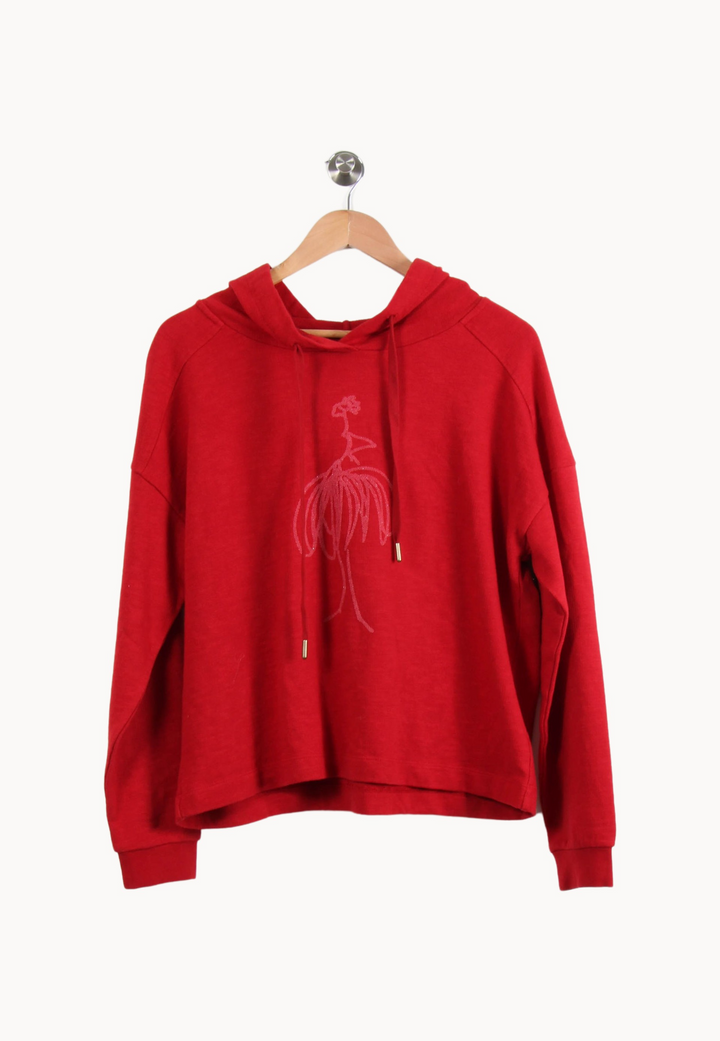Sweat à Capuche Rouge - Taille L/40 de la marque One Step | PARAD66935 - Vendu par Paradigme - Image 2