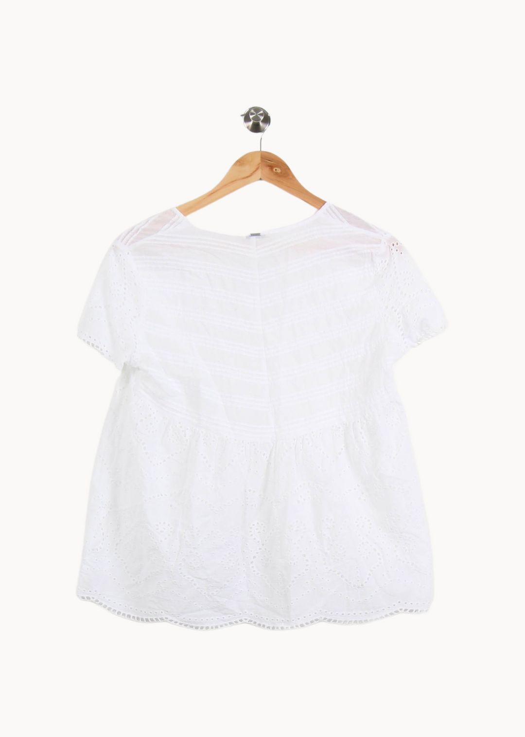 Blouse Blanche - Taille M/38 de la marque IKKS | PARAD67088 - Vendu par Paradigme - Image 4