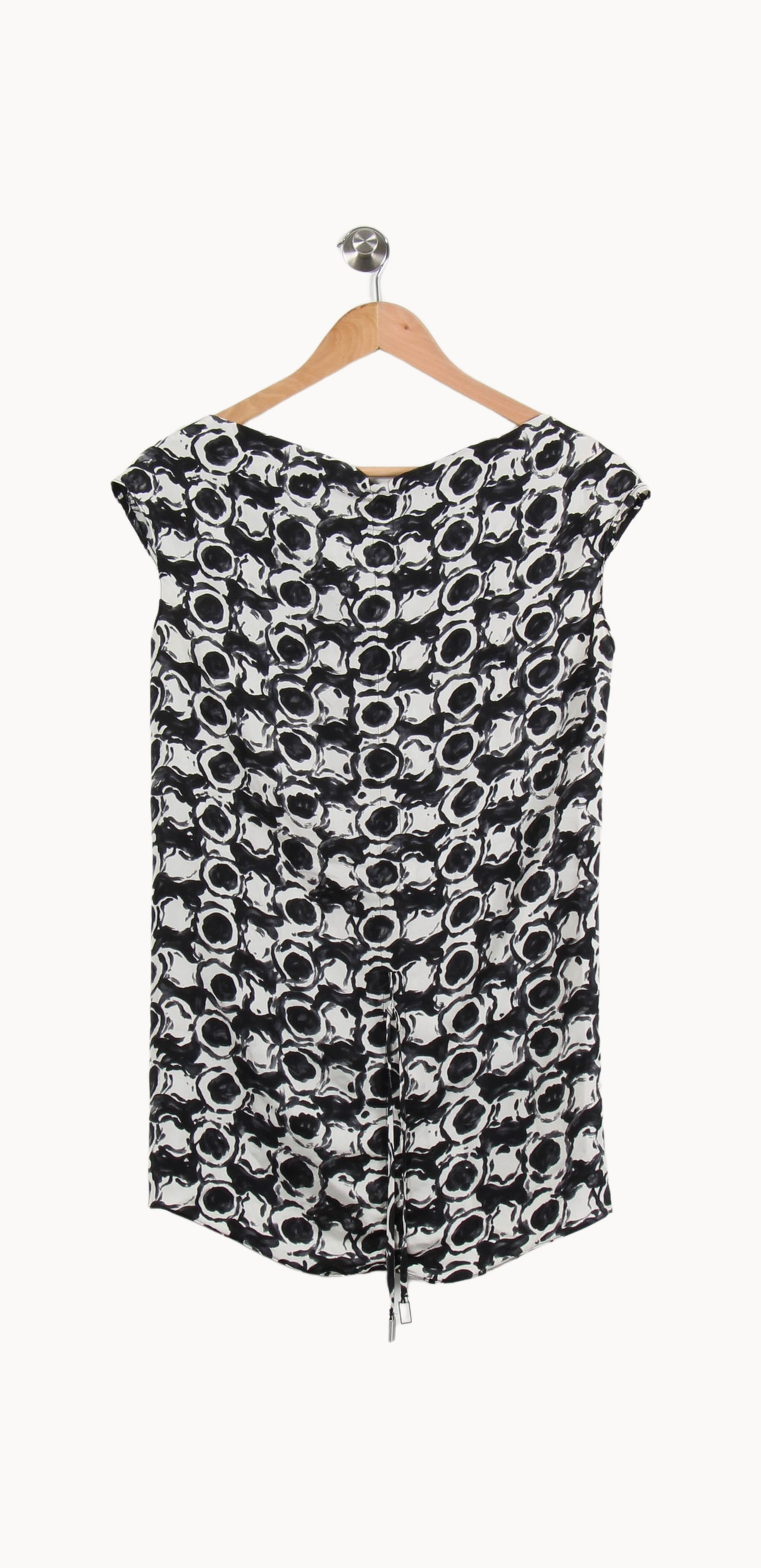Blouse Noire et Blanche - Taille S/36 de la marque Max Mara | PARAD69537 - Vendu par Paradigme - Image 2