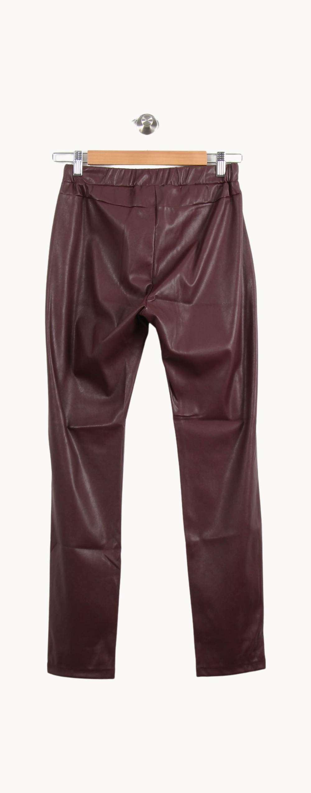 Pantalon Bordeaux - Taille M/38 de la marque Max Mara | PARAD64921 - Vendu par Paradigme - Image 4