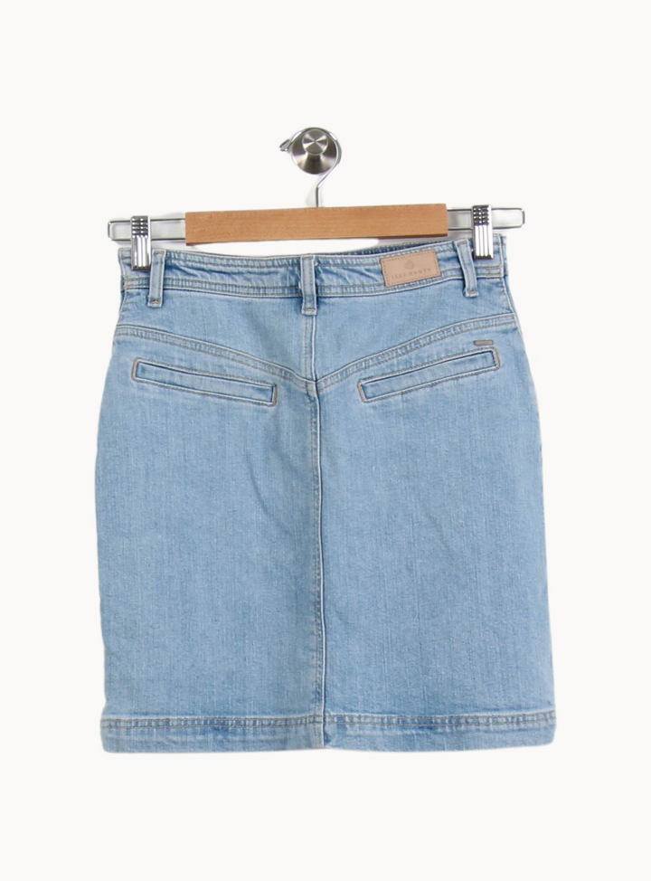 Jupe en Jean Bleue - Taille S/36 de la marque IKKS | PARAD63436 - Vendu par Paradigme - Image 4