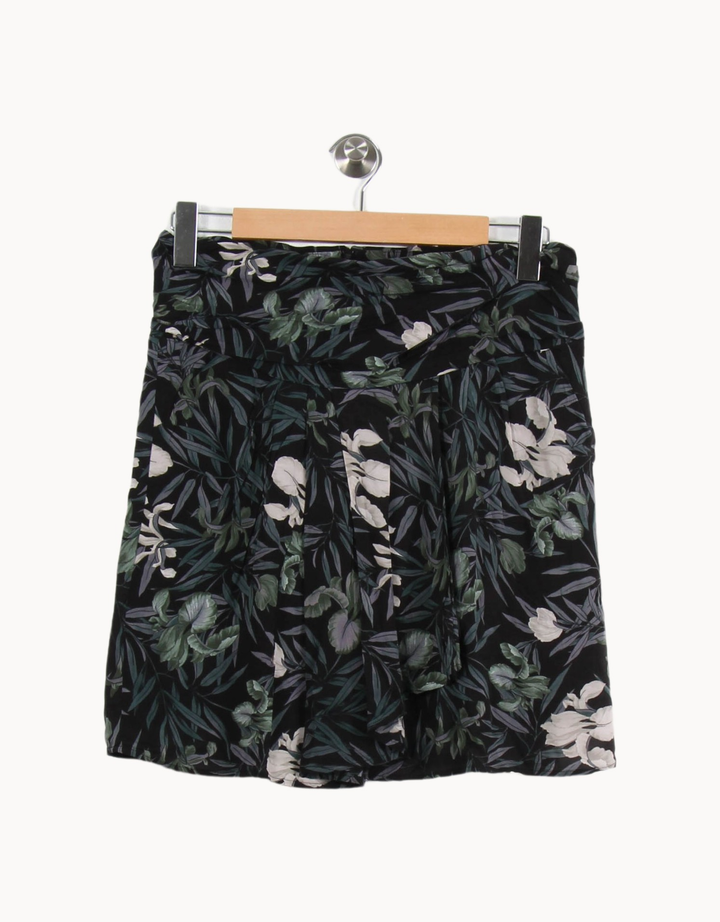 Jupe Courte Verte et Noire - Taille L/40 de la marque IKKS | PARAD69101 - Vendu par Paradigme - Image 2