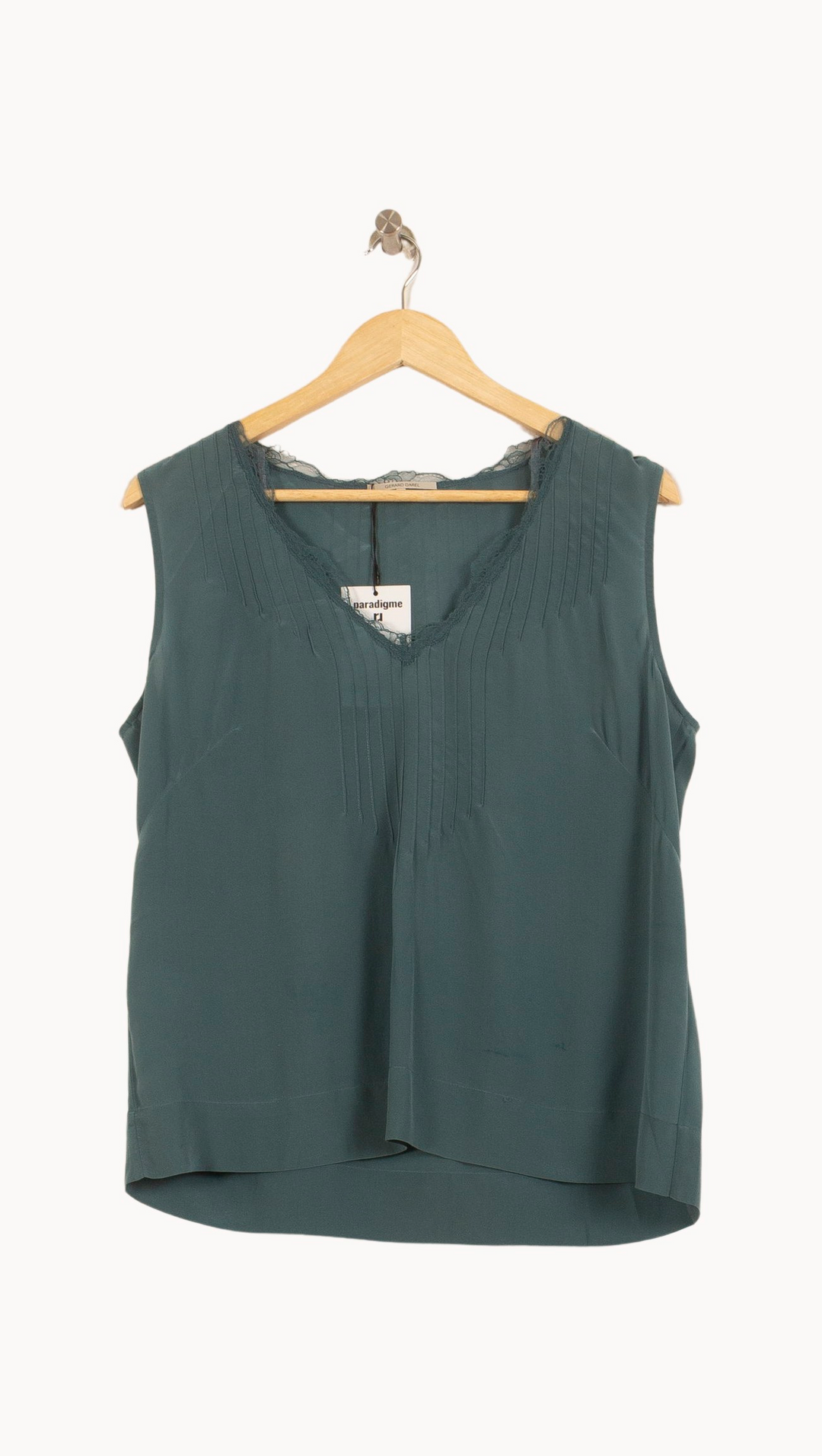 Débardeur Vert - Taille XL/42 de la marque Gerard Darel | PARAD44968 - Vendu par Paradigme - Image 2