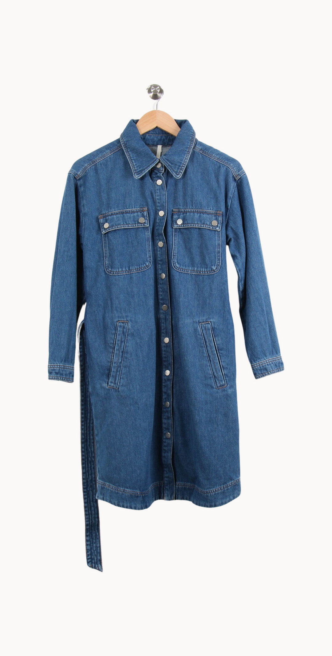 Robe Chemise Bleue - Taille L/40 de la marque I.Code | PARAD65201 - Vendu par Paradigme - Image 2