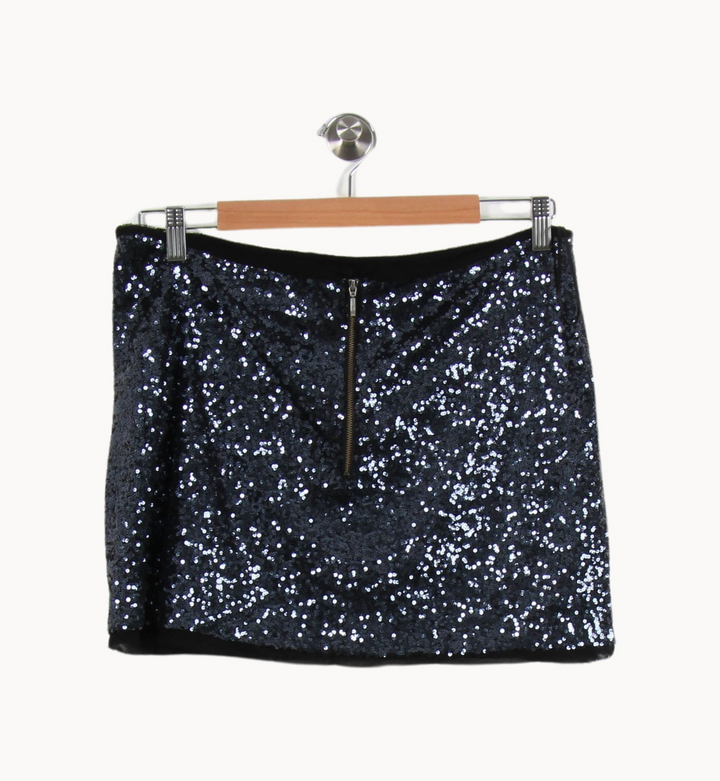 Jupe Pailletée Noire - Taille L/40 de la marque Vanessa Bruno - Athé | PARAD67597 - Vendu par Paradigme - Image 4