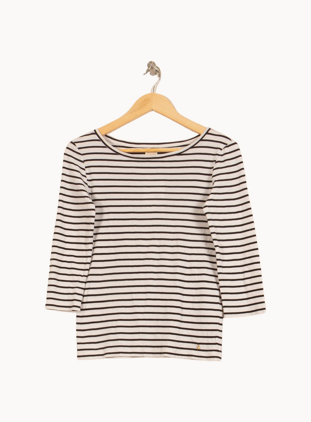 Marinière Blanche et Noire - Taille S/36 de la marque Des petits hauts | PARAD62631 - Vendu par Paradigme - Image 2