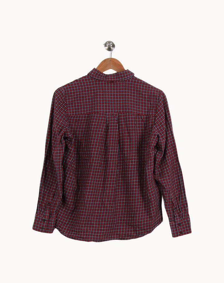 Chemise à Carreaux Rouge et Bleu - Taille M/38 de la marque Mister K | PARAD63372 - Vendu par Paradigme - Image 4