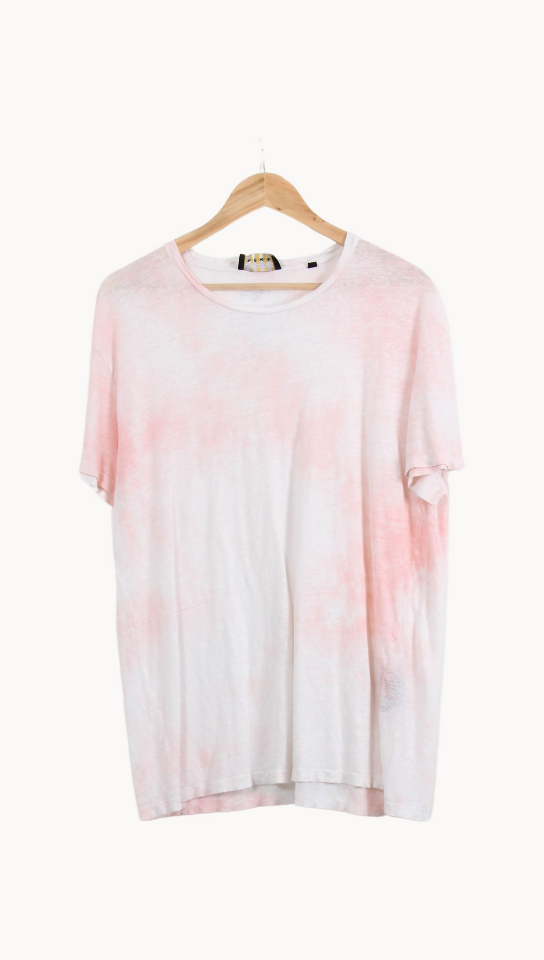Tee-shirt Blanc et Rose - Taille M/38 de la marque The Kooples - Sport | PARAD45084 - Vendu par Paradigme - Image 2