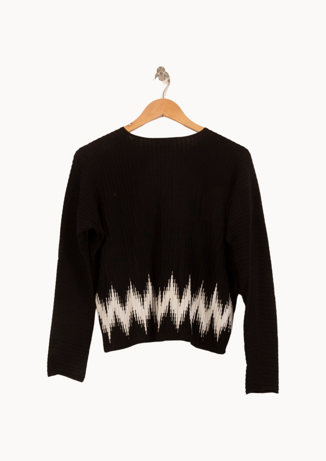 Blouse Noire et Blanche - Taille S/36 de la marque Maje | PARAD45925 - Vendu par Paradigme - Image 4