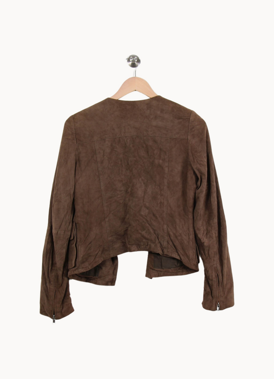 Perfecto Marron - Taille M/38 de la marque Maje | PARAD50809 - Vendu par Paradigme - Image 4