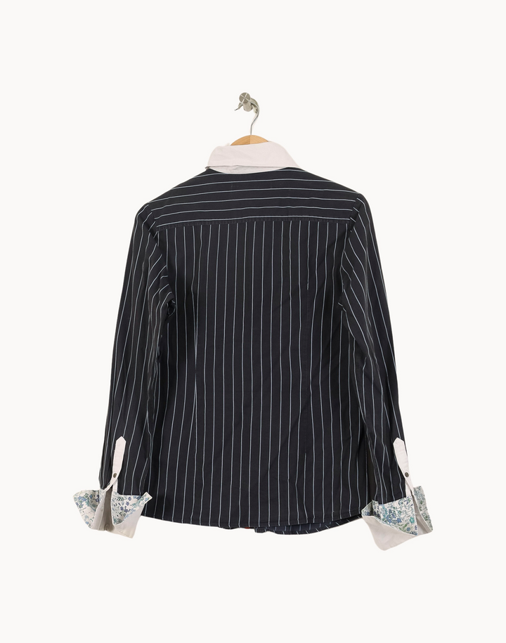 Chemise à Rayures Bleue et Blanche - Taille M/38 de la marque Lee | PARAD69001 - Vendu par Paradigme - Image 4