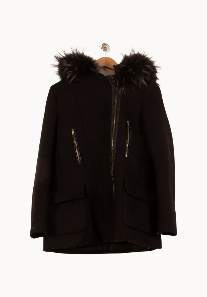 Manteau Noir - Taille S/36 de la marque ZAPA | PARAD45930 - Vendu par Paradigme - Image 2