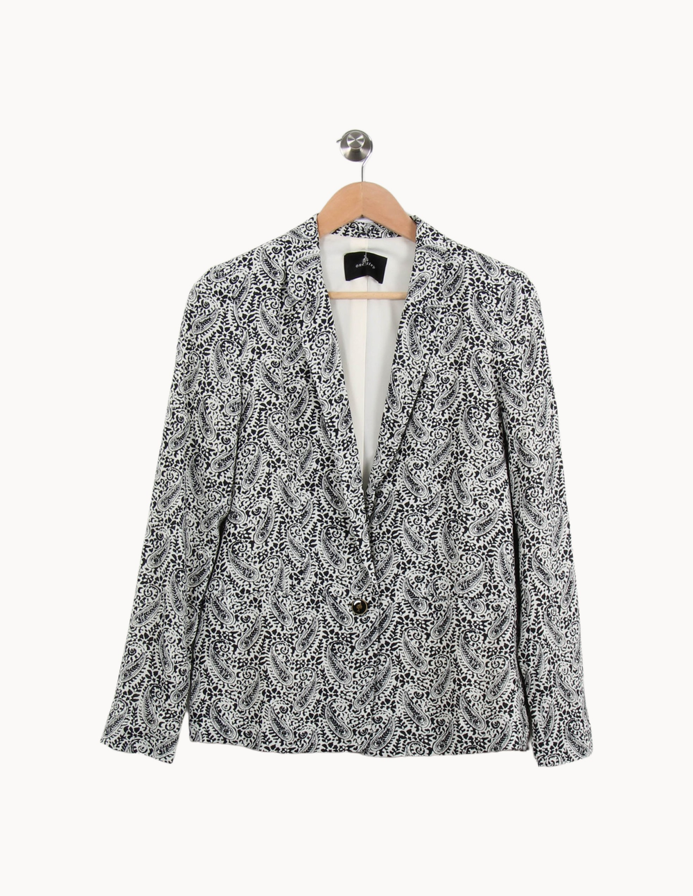 Blazer Blanc et Noir - Taille XS/34 de la marque One Step | PARAD68977 - Vendu par Paradigme - Image 2