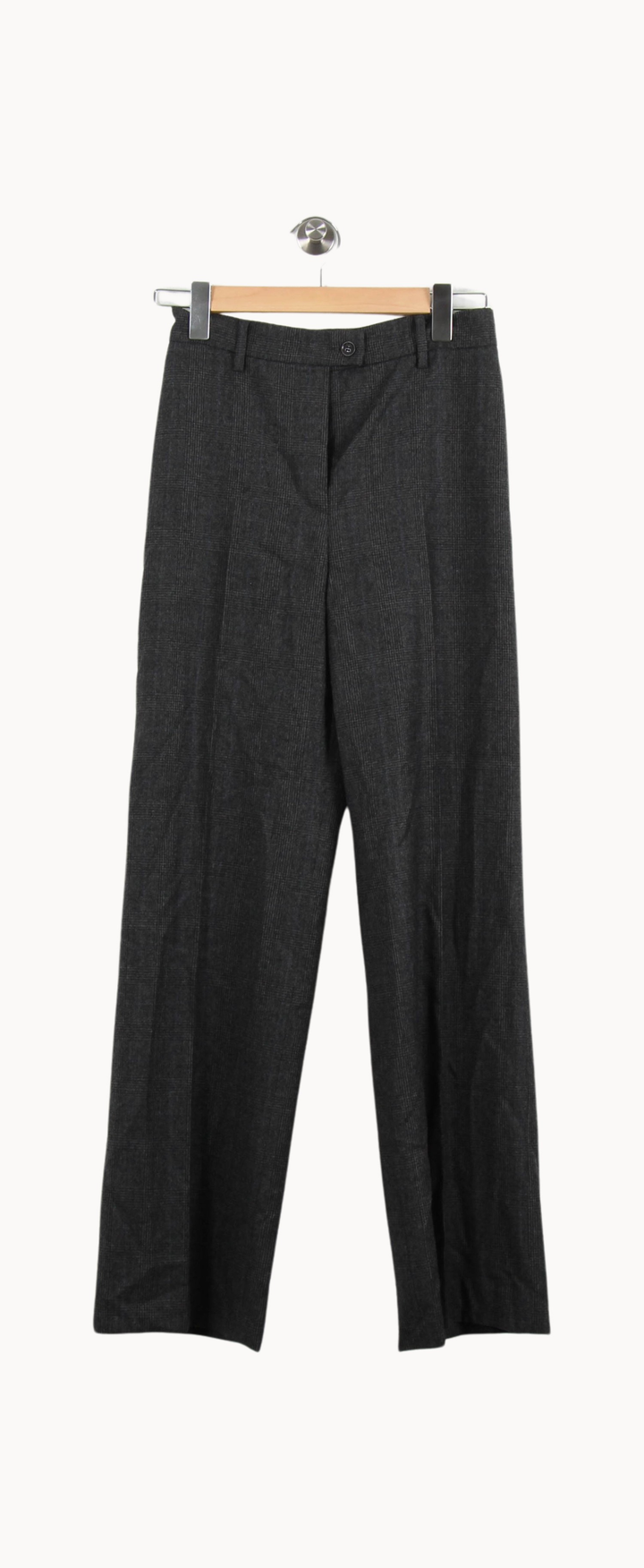 Pantalon Large Gris - Taille S/36 de la marque Max Mara | PARAD51312 - Vendu par Paradigme - Image 2