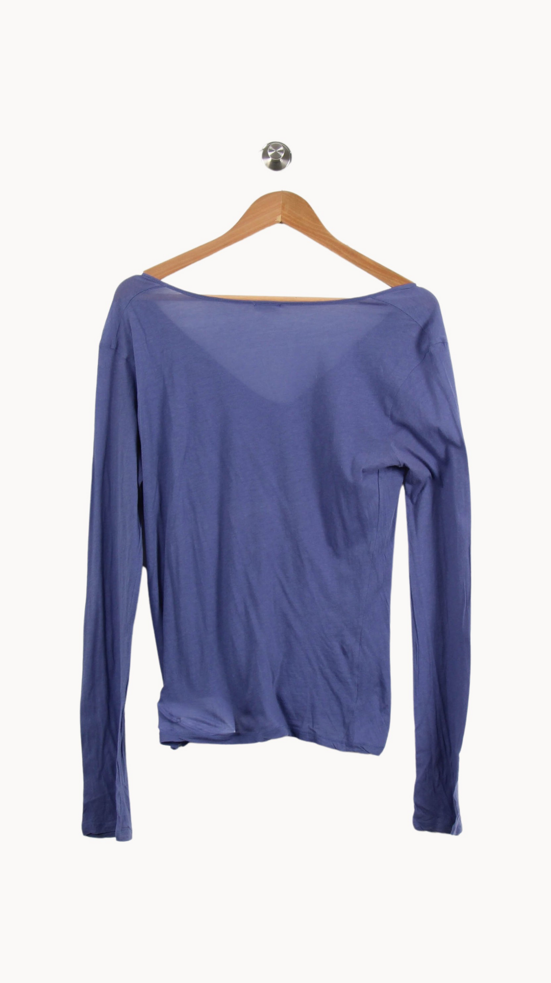Tee-shirt Manches Longues Bleu - Taille S/36 de la marque American Vintage | PARAD51877 - Vendu par Paradigme - Image 4