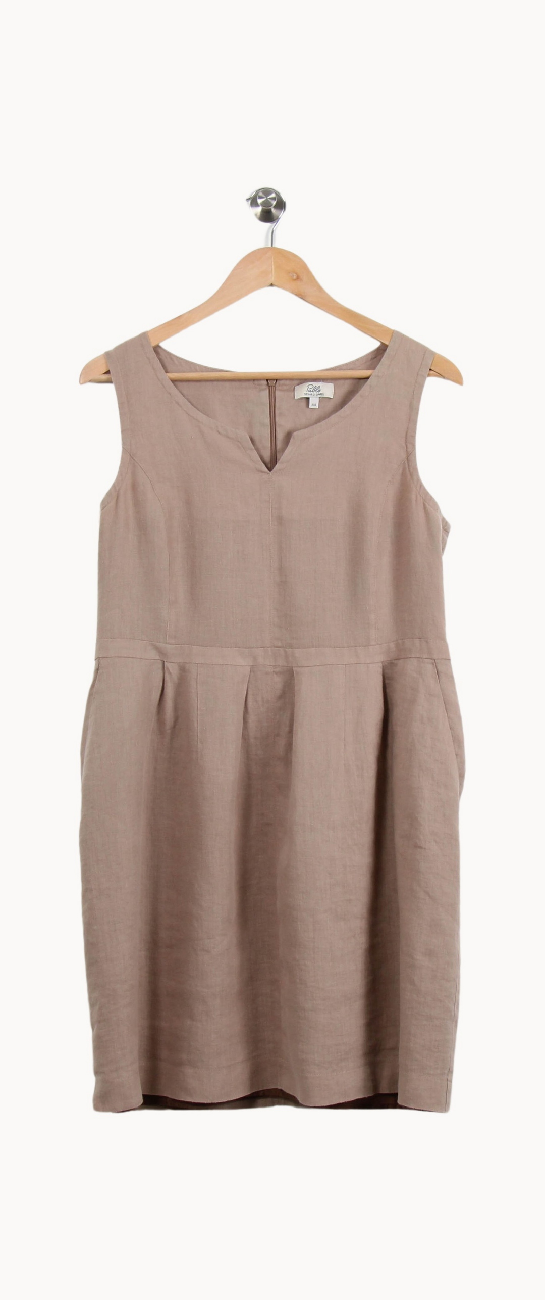 Robe Sans Manches Marron - Taille XXL/44 de la marque Pablo | PARAD46156 - Vendu par Paradigme - Image 4