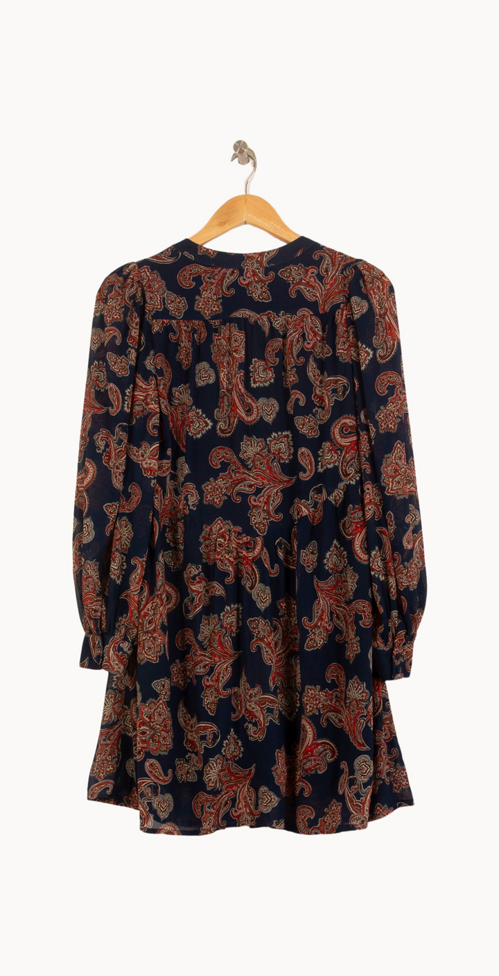 Robe Courte Bleu Marine et Rouge - Taille S/36 de la marque Maison Stella & Suzie | PARAD64959 - Vendu par Paradigme - Image 4
