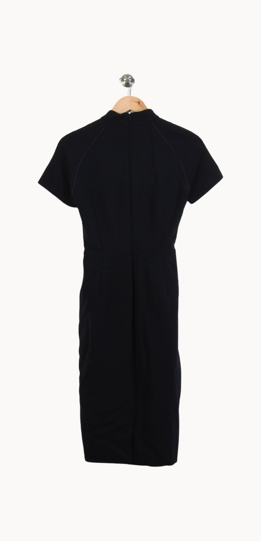 Robe Droite Bleu - Taille M/38 de la marque Max Mara | PARAD51309 - Vendu par Paradigme - Image 4